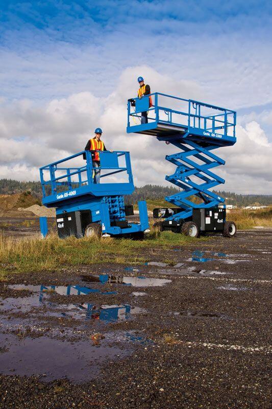 Genie GS-3369 RT Rough Terrain Scissor Lift - Image 3