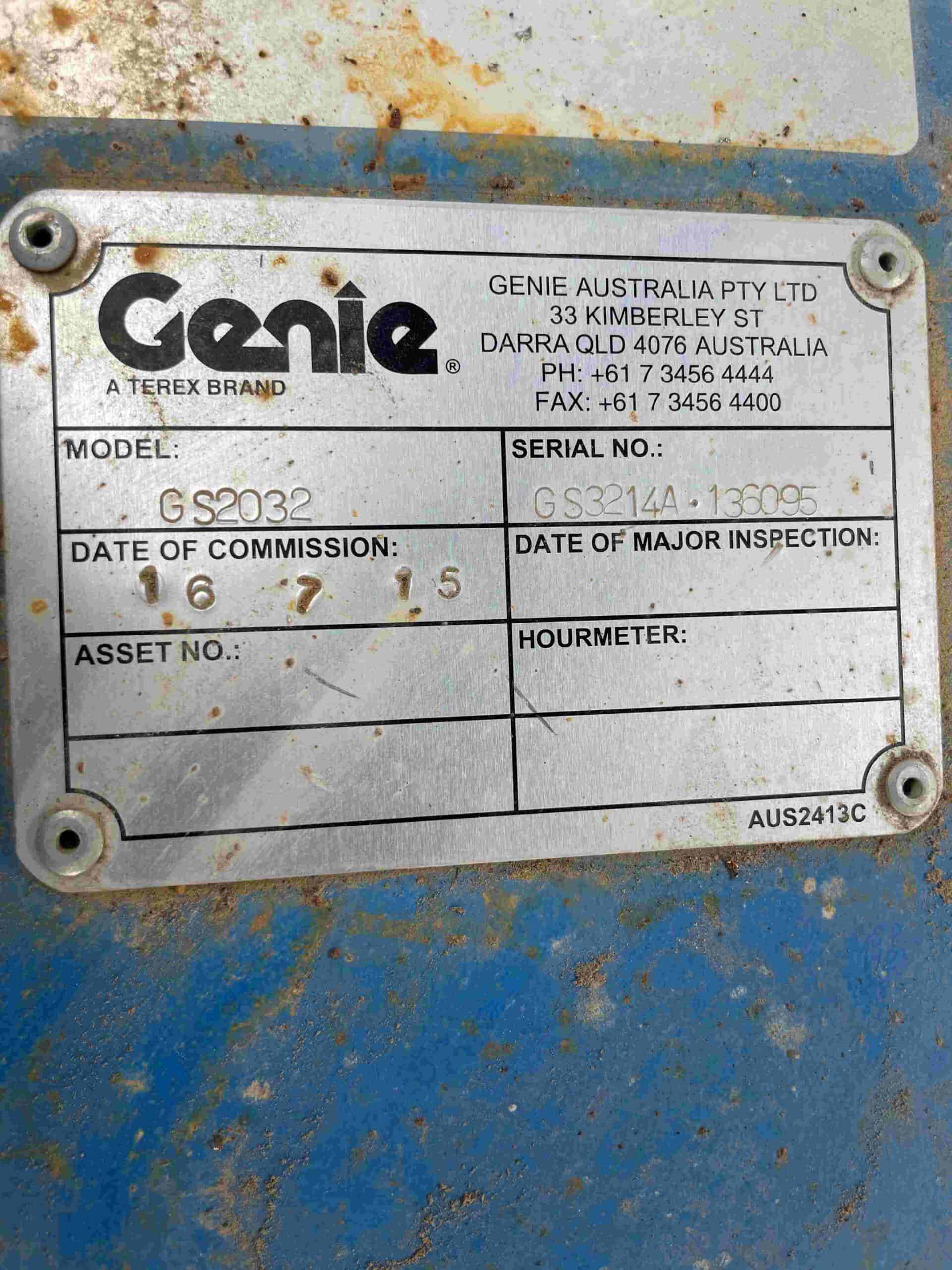 Used Genie 20ft Electric Scissor Lift Model GS2032 - Image 4