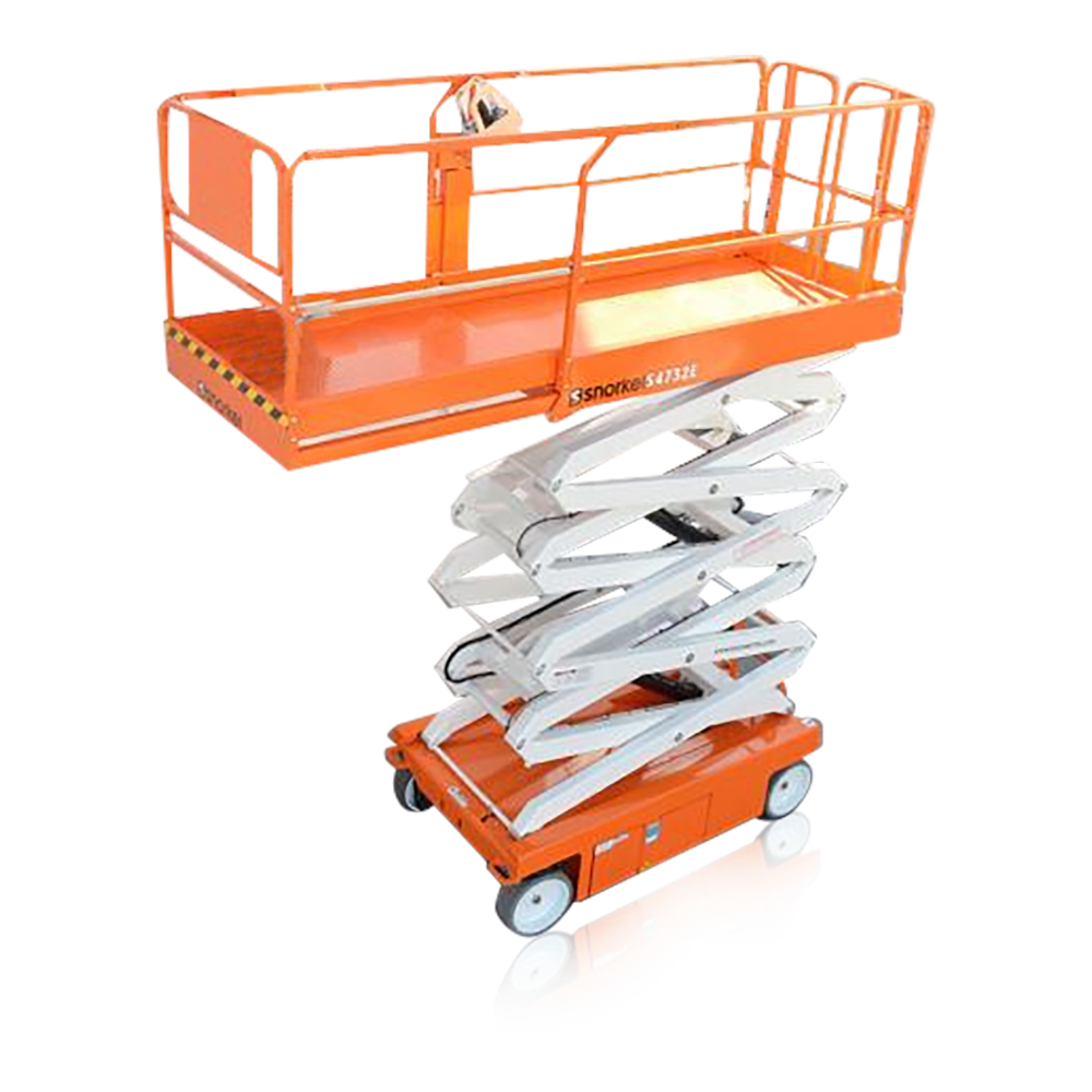 Snorkel S4732E 32FT Scissor Lift & Trailer Package