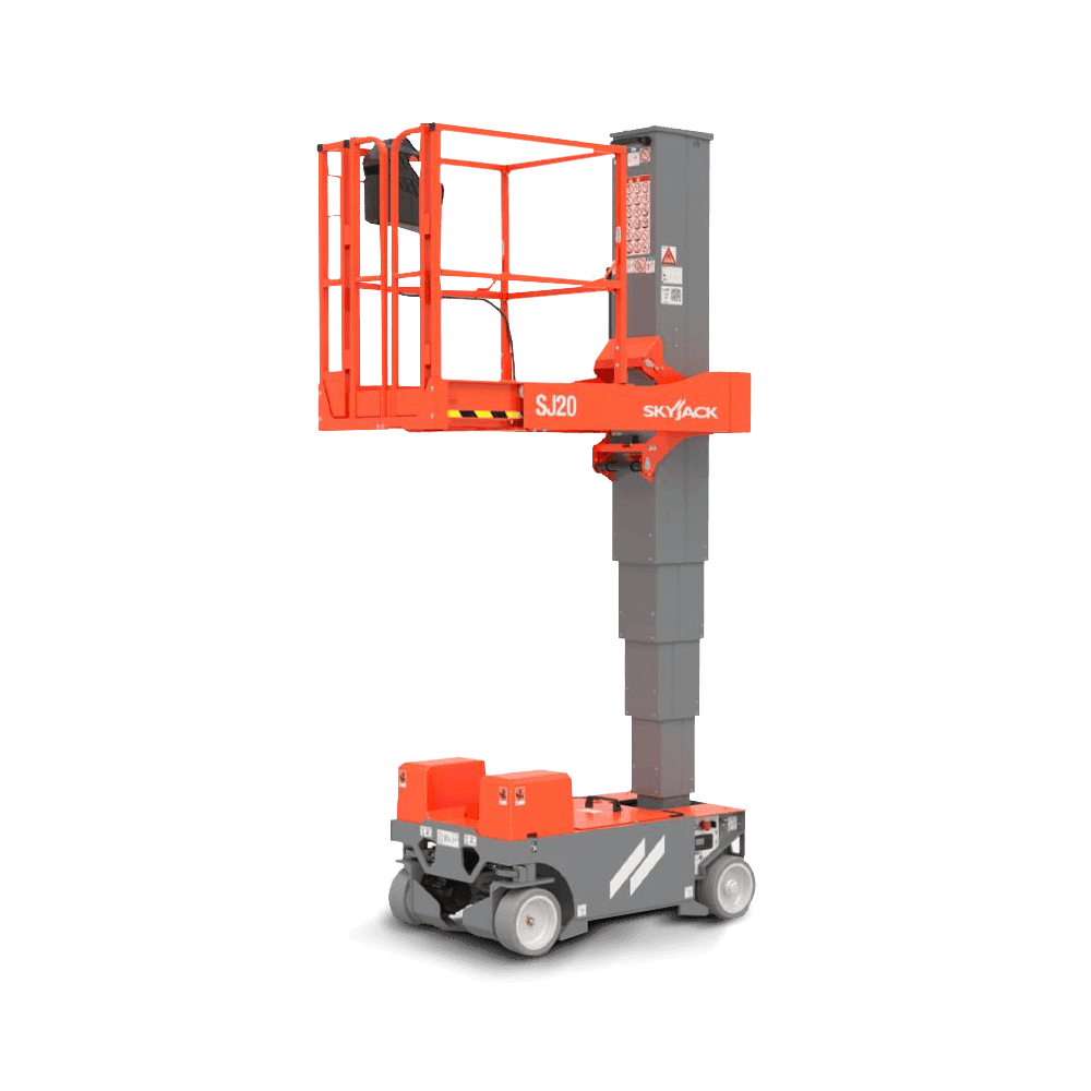 Skyjack SJ20 Vertical Mast Lift & Trailer Combo