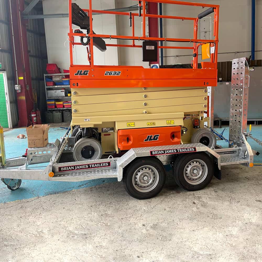 JLG ES2632 26FT Scissor Lift & Trailer Package