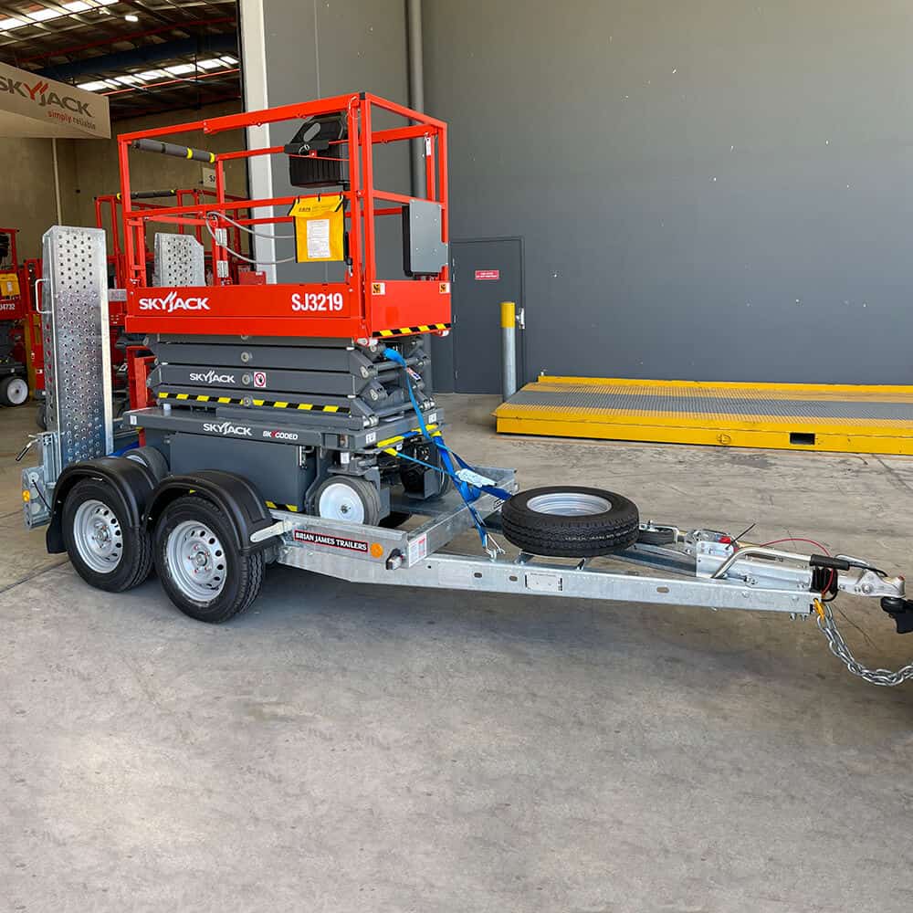 Skyjack SJ3219E Trailer Scissor Combo