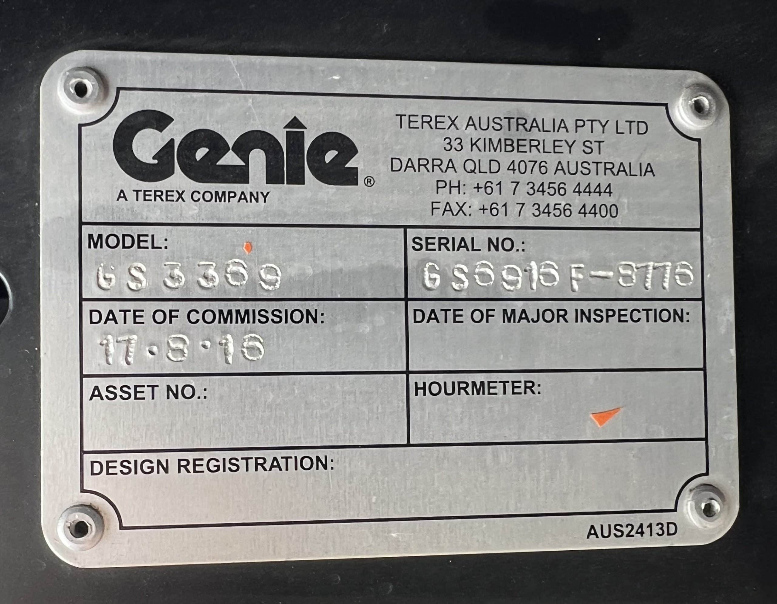 Used Genie 33ft Diesel 4WD Scissor lift - Image 7